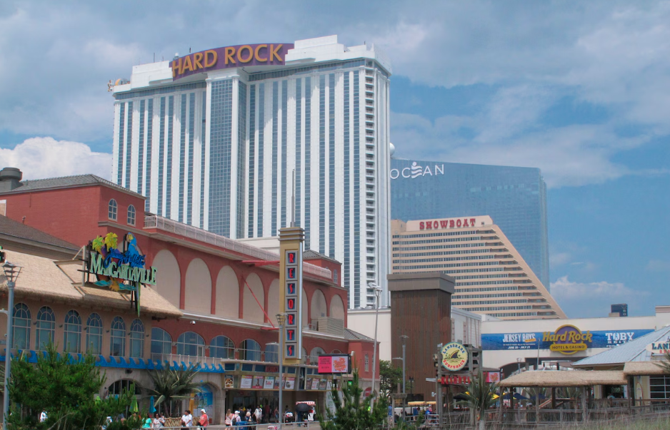 Atlantic City casinos skyline and Boardwalk gaming resorts