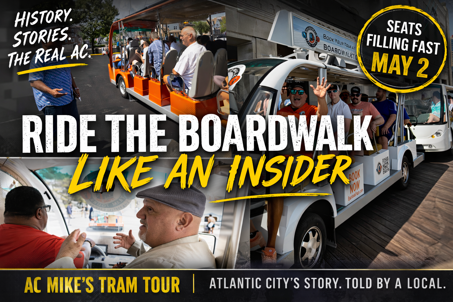 Read more about the article 🚋 AC Mike’s First Tram Tour of the Season — May 2 (Seats Going Fast)