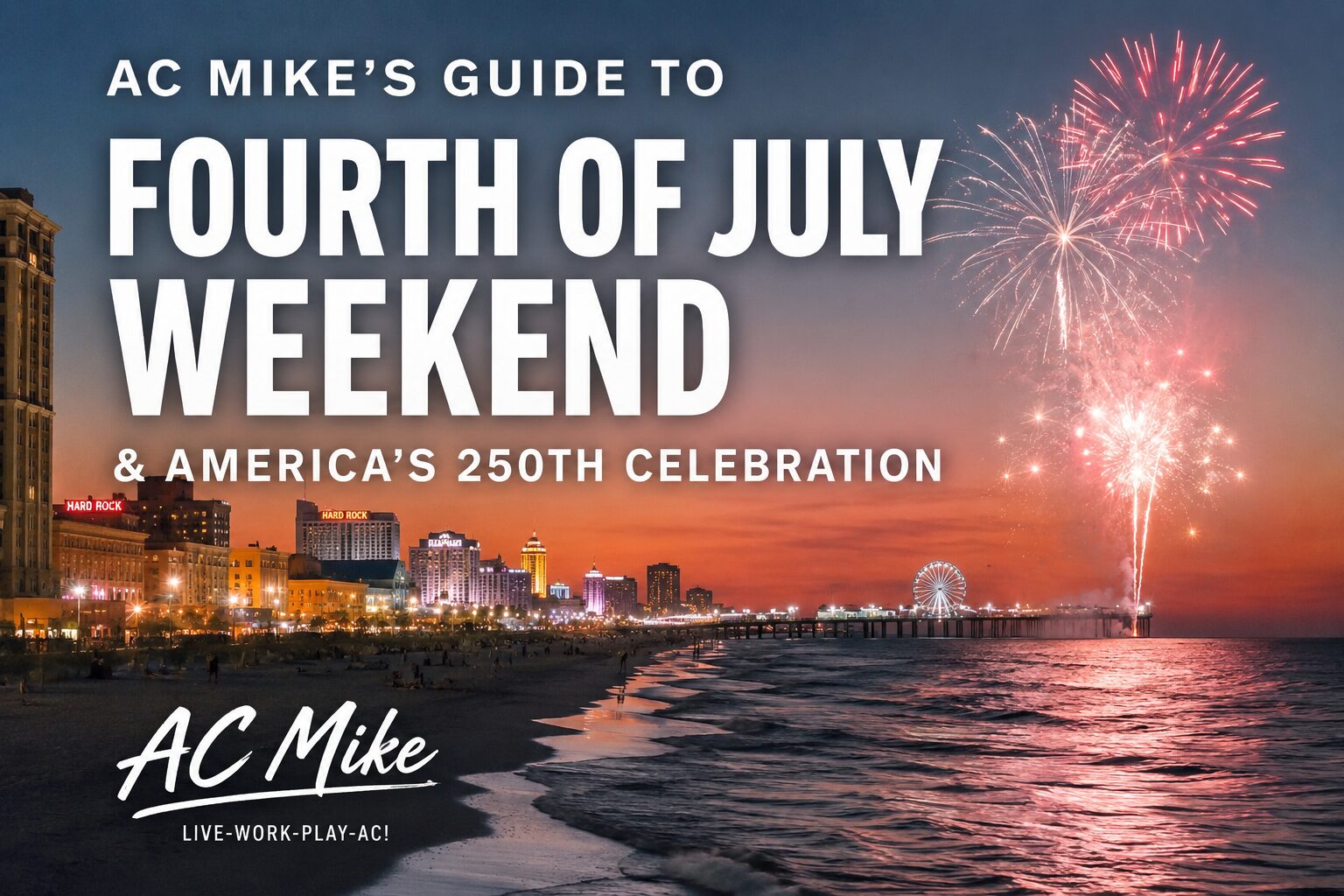 Read more about the article AC Mike’s Insider Guide to Fourth of July Weekend & America’s 250th Celebration