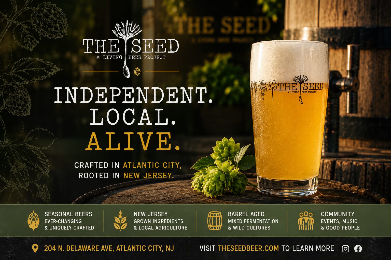 Read more about the article Atlantic City’s Best Kept Beer Secret? It Might Be The Seed.