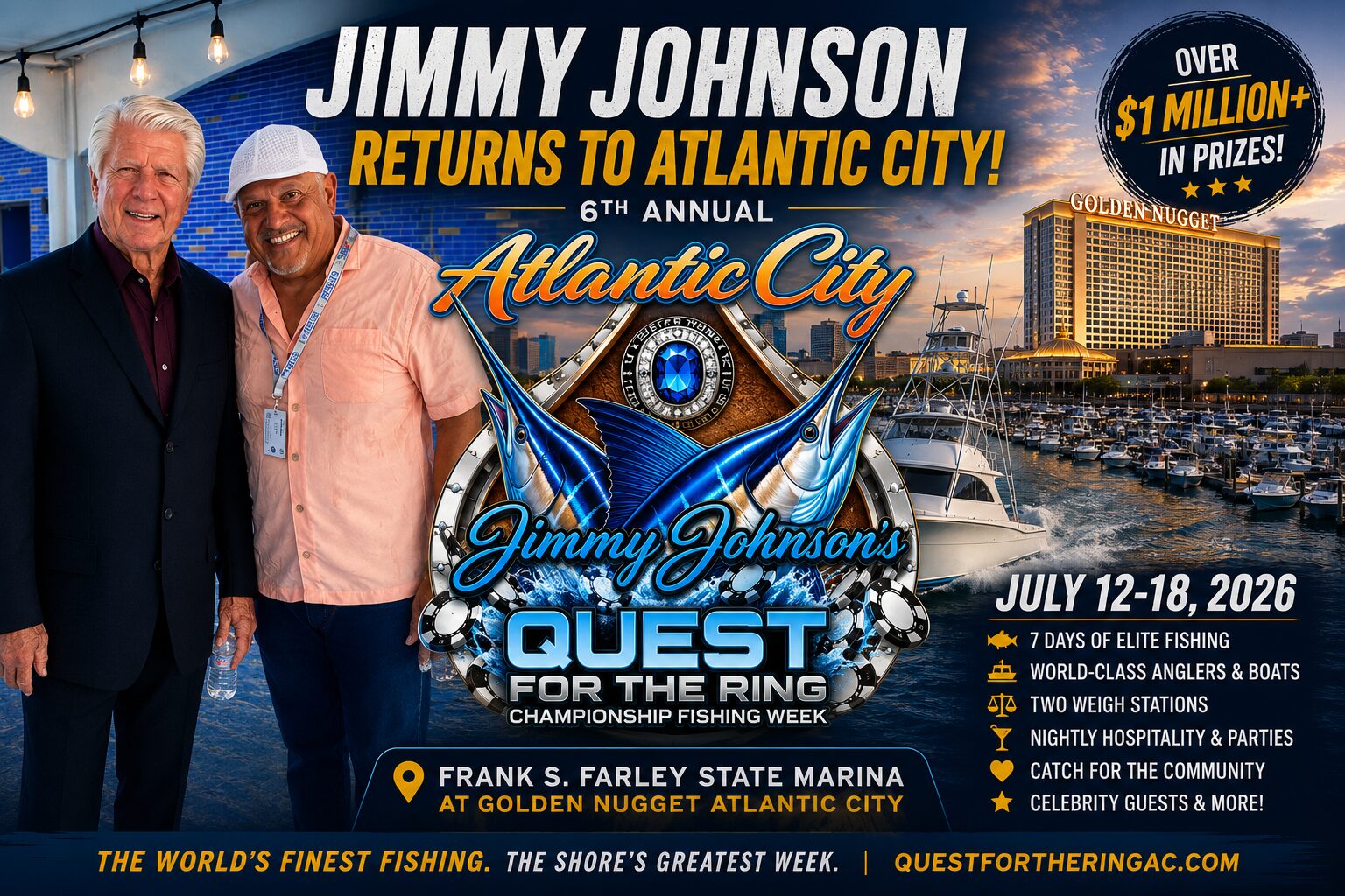 Read more about the article Jimmy Johnson Is Bringing One of the Biggest Fishing Tournaments Back to Atlantic City