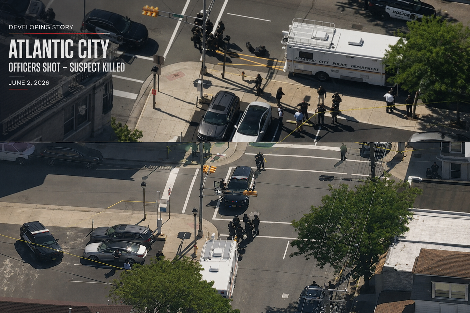 Read more about the article Two Atlantic City Police Officers Shot, Suspect Killed During Search Warrant Operation