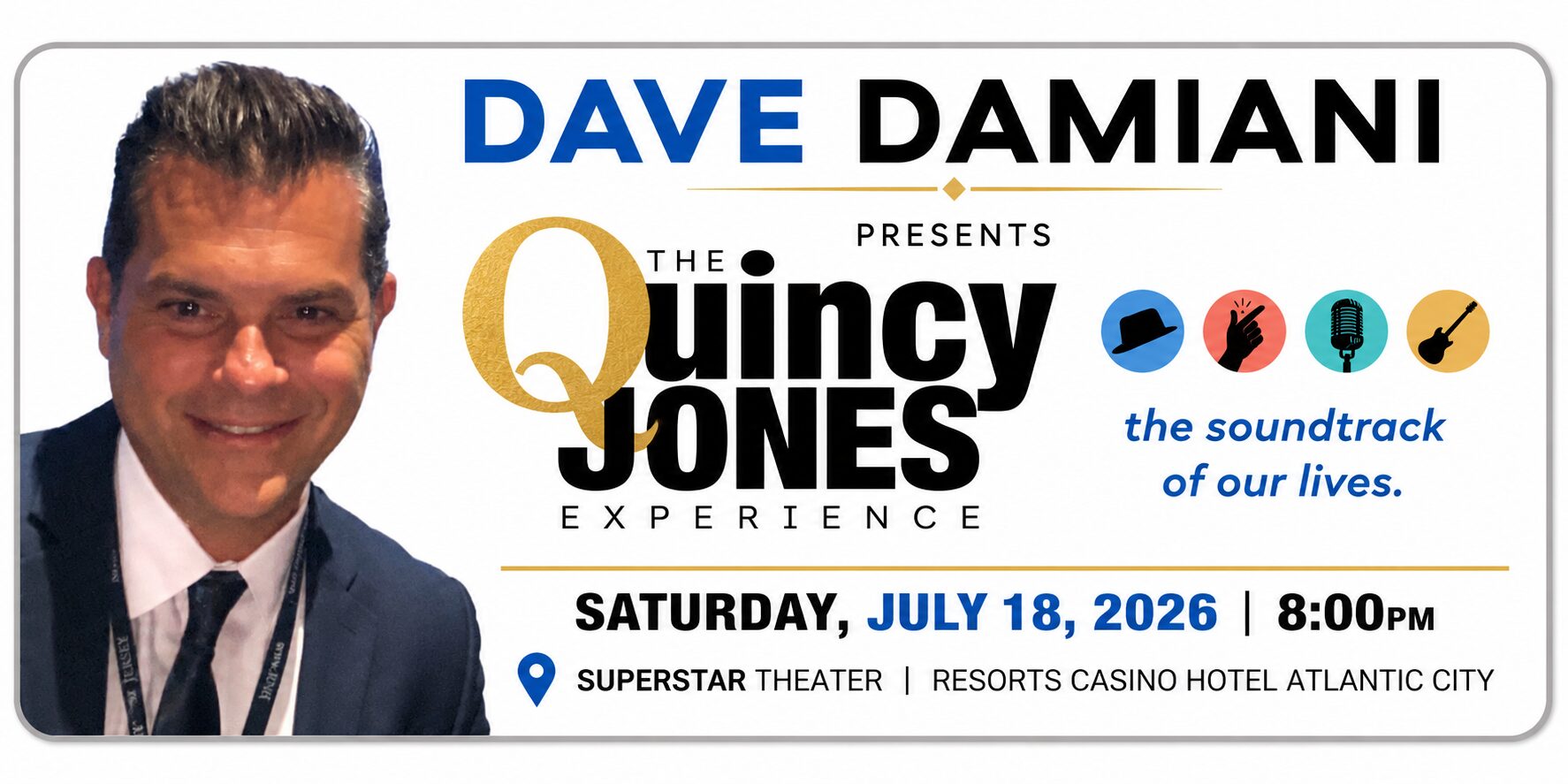 Dave Damiani at Resorts Casino Hotel