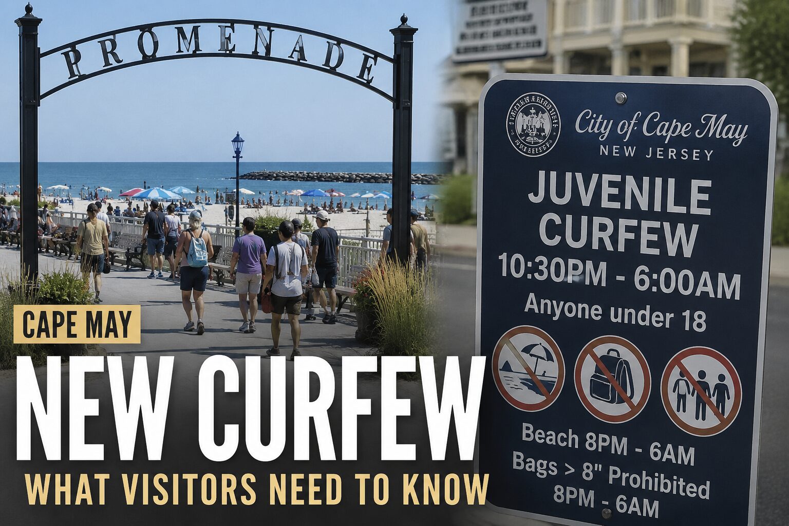 Read more about the article Cape May’s New Curfew: What Families and Visitors Need to Know