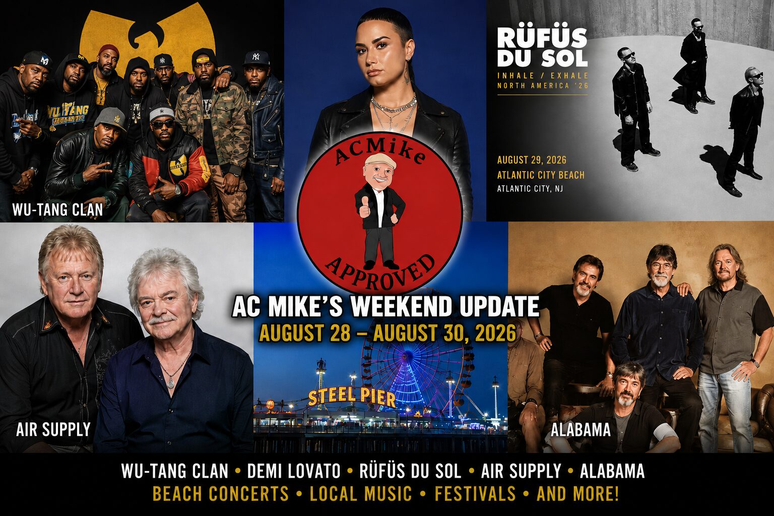 Read more about the article AC Mike’s Weekend Picks: Your August 28–30 Guide to AC & the Jersey Shore