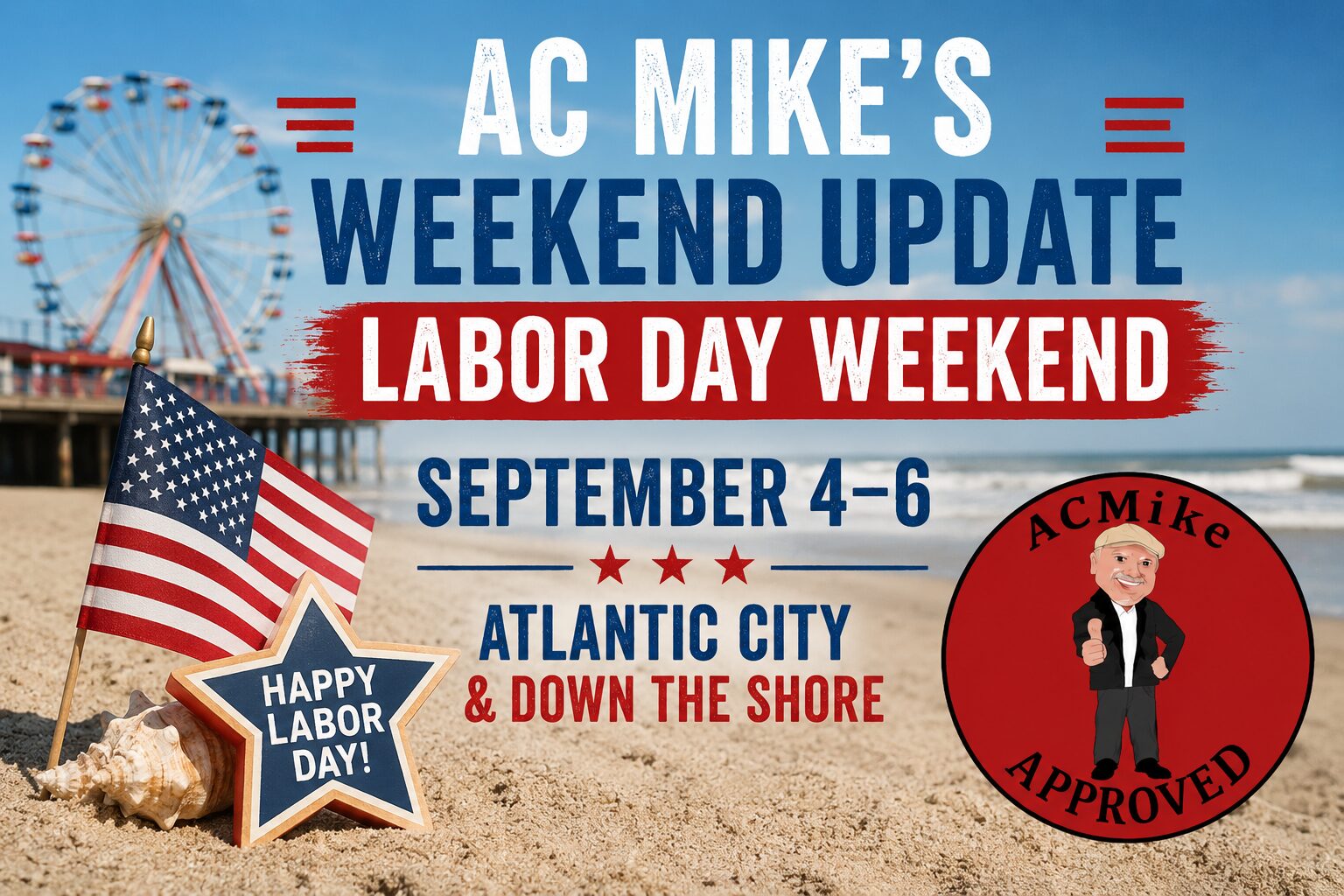 Read more about the article AC Mike’s Labor Day Weekend Playbook: September 4–6 in Atlantic City & Down the Shore